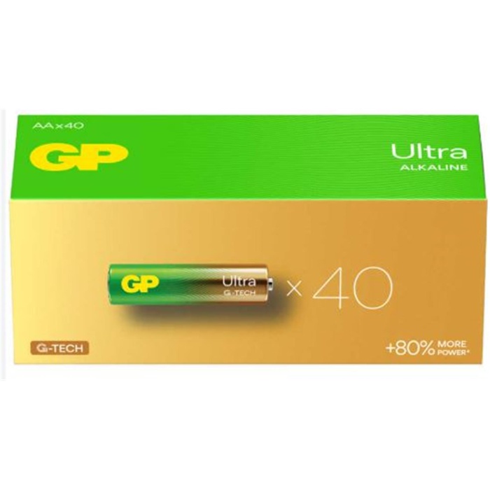 GP G-Tech LR6 AA Boy Ultra Alkalin Kalem Pil 40lı Paket GP15AU-2B40