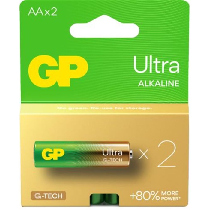 GP G-Tech LR6 AA Boy Ultra Alkalin Kalem Pil 2li Paket GP15AU-U2