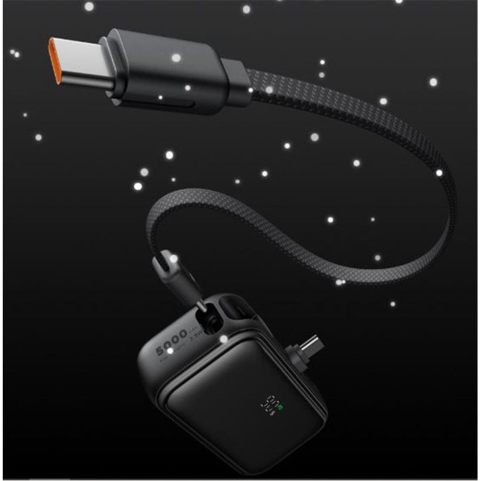 MCDODO MC-7760 5000mAh 22.5W Dahili Kablolu Powerbank