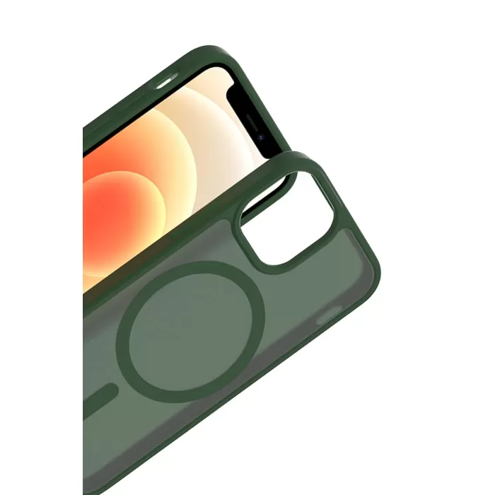 Joko iPhone 11 Jota Magsafe Kapak - Koyu Yeşil