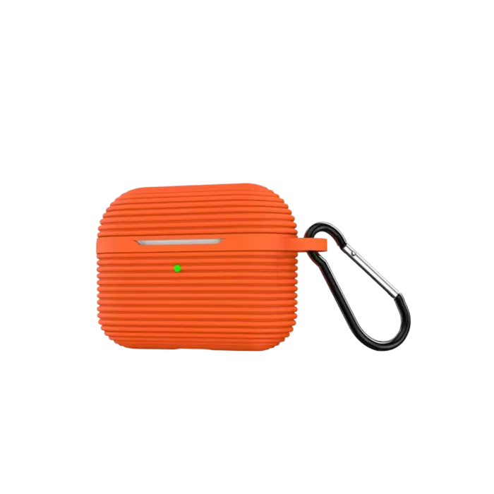 Newface Airpods Pro 3 (3.nesil) Raven Silikon Kılıf - Turuncu