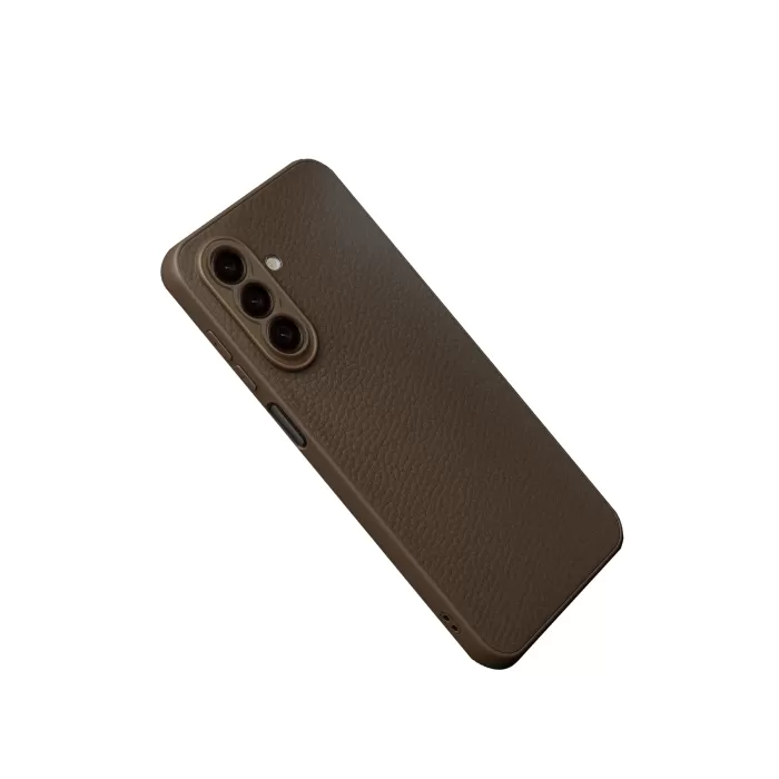 Newface Samsung Galaxy A57 5G Thermax Silikon Kılıf - Kahverengi