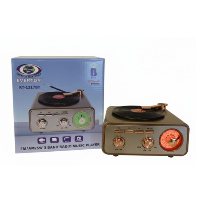 Everton RT-1217bt  Bluetooth Usb-Micro Plak Radyo