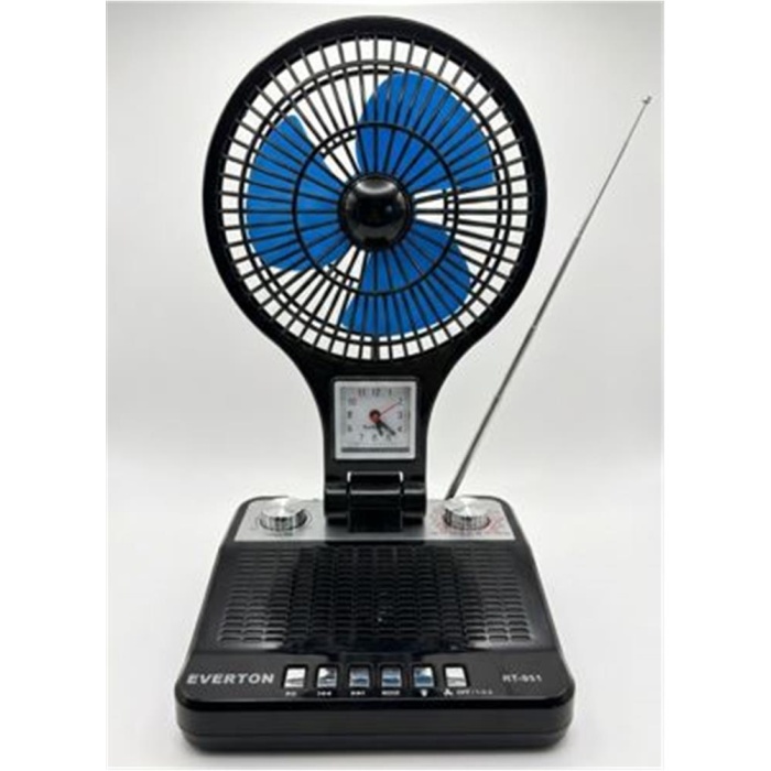 EVERTON RT-951  Bluetooth Fm-Usb-Tf-Aux Şarjlı, Fanlı  Nostaljik Radyo