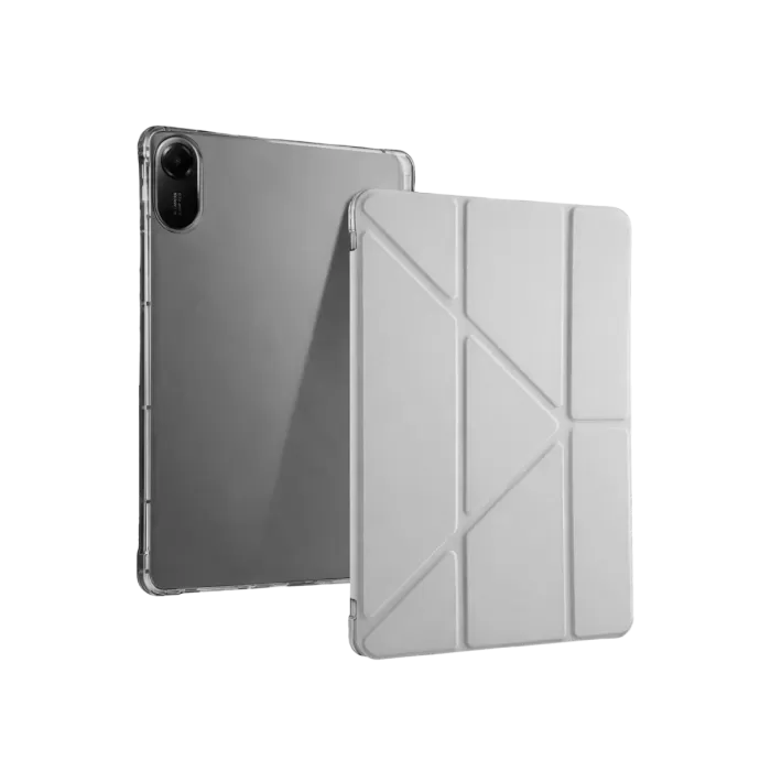 Newface Xiaomi Redmi Pad 2 Kalemlikli Mars Tablet Kılıfı - Gri