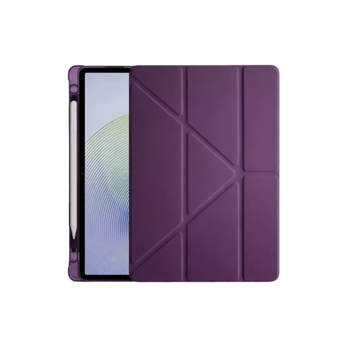 Newface Xiaomi Redmi Pad 2 Kalemlikli Mars Tablet Kılıfı - Mürdüm