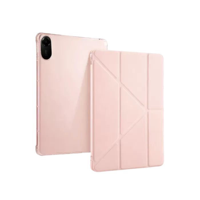 Newface Xiaomi Redmi Pad 2 Kalemlikli Mars Tablet Kılıfı - Rose Gold