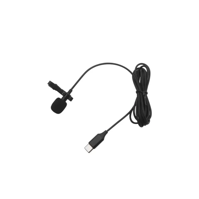 Newface Type-C 2 Metre Double Mikrofon - Siyah