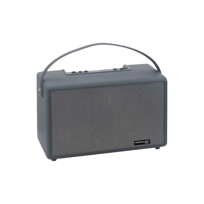 Konfulon F32 2x50W Sürücülü 2 Adet Mikrofonlu BT 5.2 Kablosuz Hoparlör - Siyah