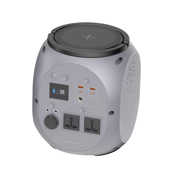 Konfulon CN09 Powerbank 1000W 270.000 mAh Kamp Şarj 45W PD - Gri