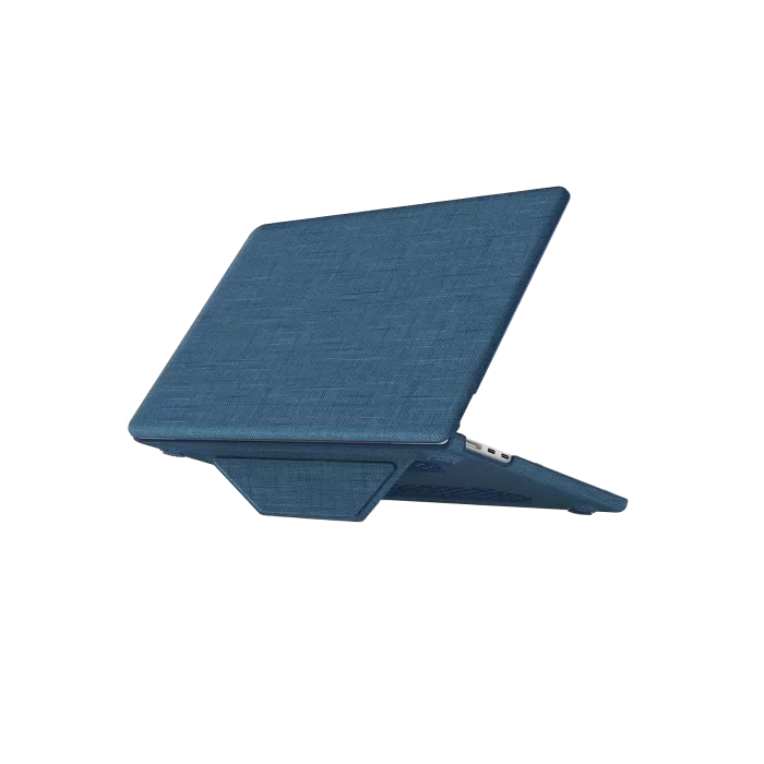 Newface Macbook Pro 16 2021 Macbook Kumaş Kapak - Lacivert