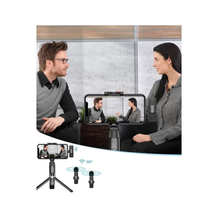 Newface K9 Type-C Uyumlu Mikrofon - Siyah