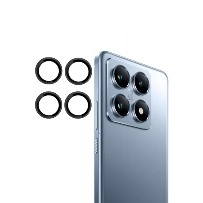 Joko Xiaomi Mi 14T Pro PVD Metal Kamera Lens - Siyah
