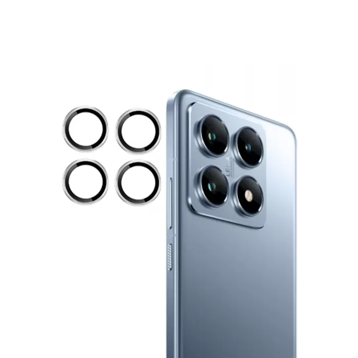 Joko Xiaomi Mi 14T Pro PVD Metal Kamera Lens - Gümüş