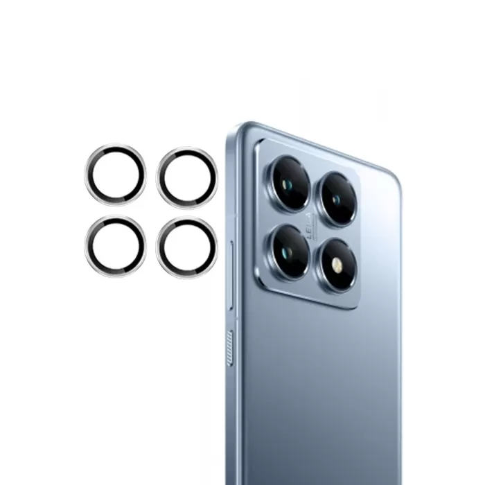 Joko Xiaomi Mi 14T Pro PVD Metal Kamera Lens - Gümüş