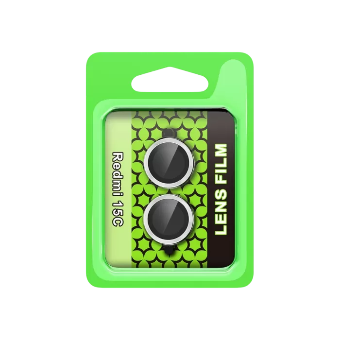 Newface Xiaomi Redmi 15C 4G Raze Metal Kamera Lens - Gümüş