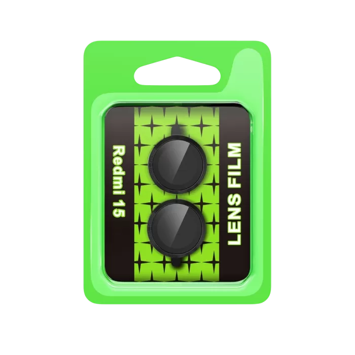 Newface Xiaomi Redmi 15 4G Raze Metal Kamera Lens - Siyah