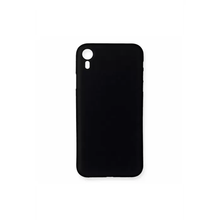 Newface iPhone XR Kılıf PP Ultra İnce Kapak - Siyah
