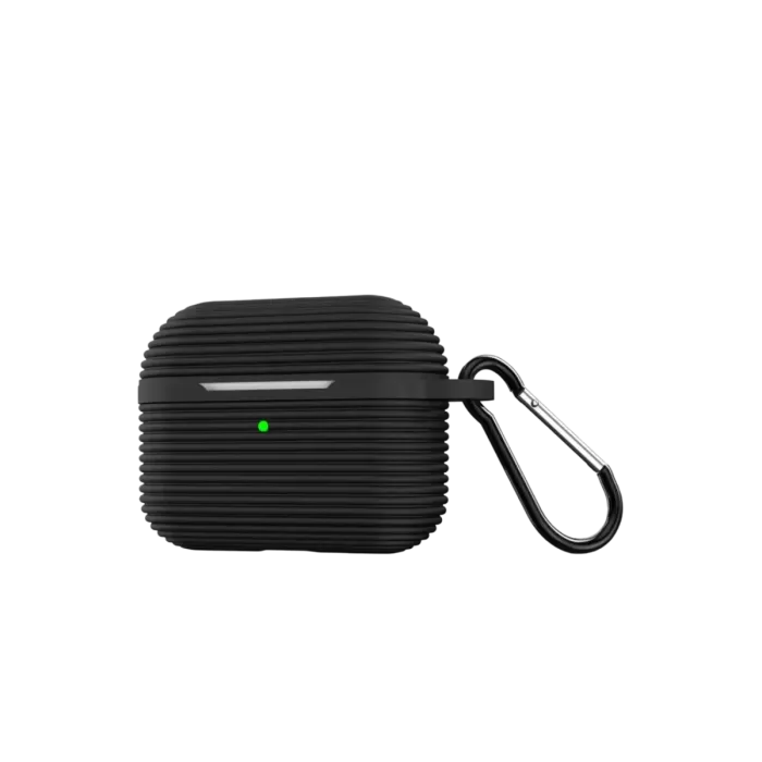 Newface Airpods Pro 3 (3.nesil) Raven Silikon Kılıf - Siyah