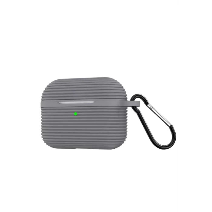 Newface Airpods Pro 3 (3.nesil) Raven Silikon Kılıf - Gri