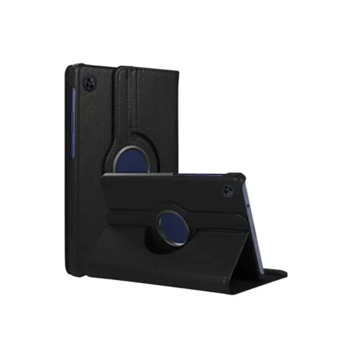 Newface Samsung Galaxy Tab A11 360 Tablet Deri Kılıf - Siyah