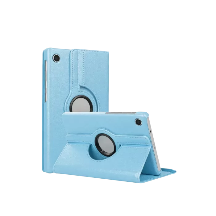 Newface Samsung Galaxy Tab A11 360 Tablet Deri Kılıf - Turkuaz
