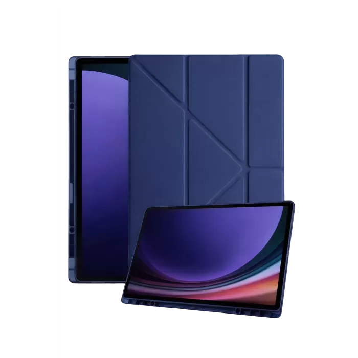 Newface Samsung Galaxy X930 Tab S11 Ultra 14.6 Kalemlikli Mars Tablet Kılıfı - Lacivert