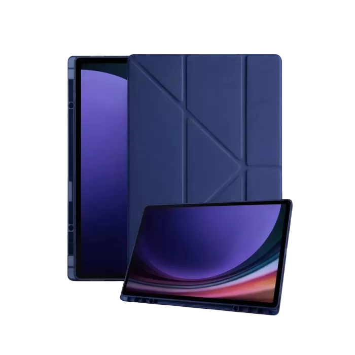 Newface Samsung Galaxy X930 Tab S11 Ultra 14.6 Kalemlikli Mars Tablet Kılıfı - Lacivert