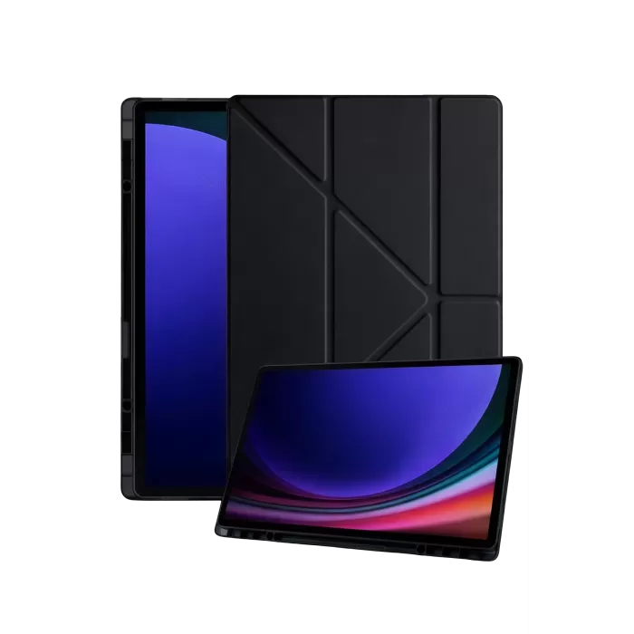 Newface Samsung Galaxy X930 Tab S11 Ultra 14.6 Kalemlikli Mars Tablet Kılıfı - Siyah