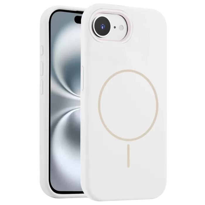 Joko iPhone 16E Kılıf Jully Magsafe Kapak - Beyaz