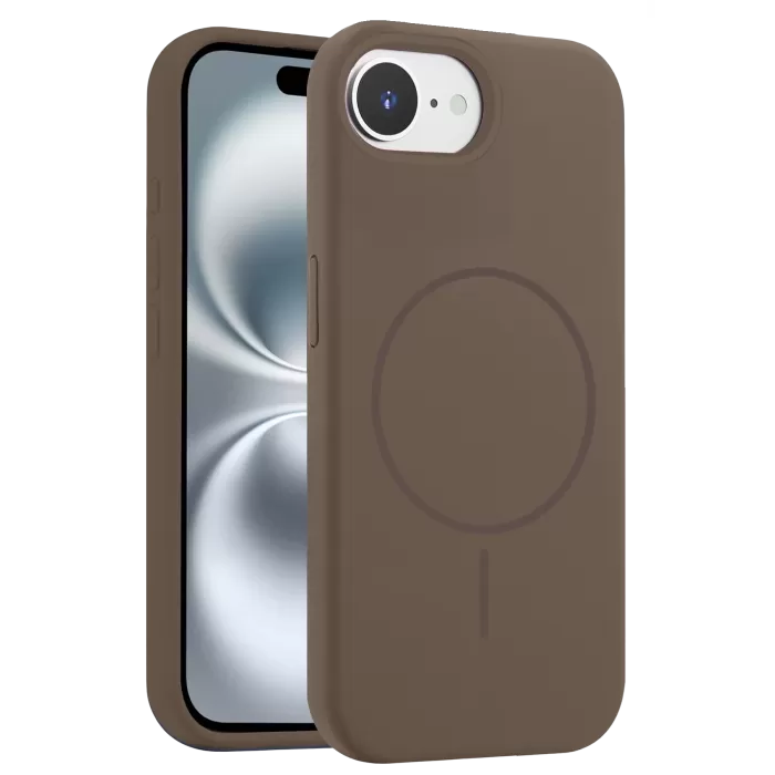 Joko iPhone 16E Kılıf Jully Magsafe Kapak - Kahverengi