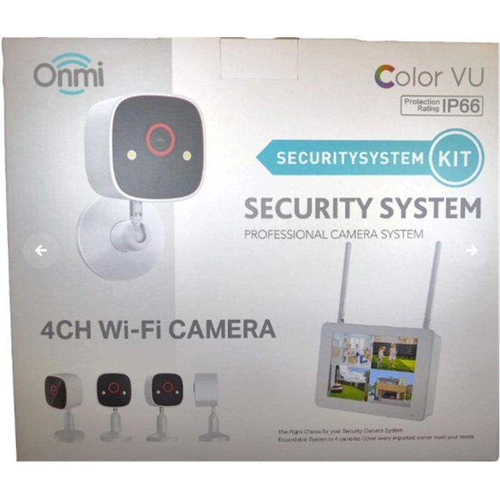 Apronx BSM400 4 Kanal Nvr + 3Mp 4 Kamera Full Color Mik. + 10 Lcd Wifi Set