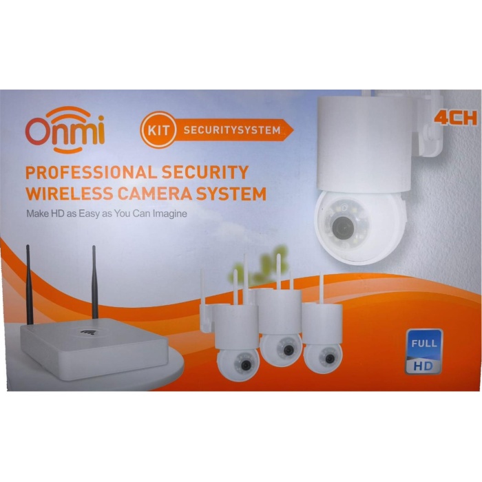 Apronx DSM600 4 Kanal Nvr + 3Mp 4 Kamera Full Color Mik. + 10 Lcd Wifi Set