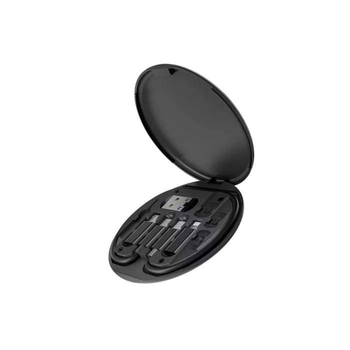 Konfulon SN06 3in1 Kablo ve Kart Düzenleyici - Siyah