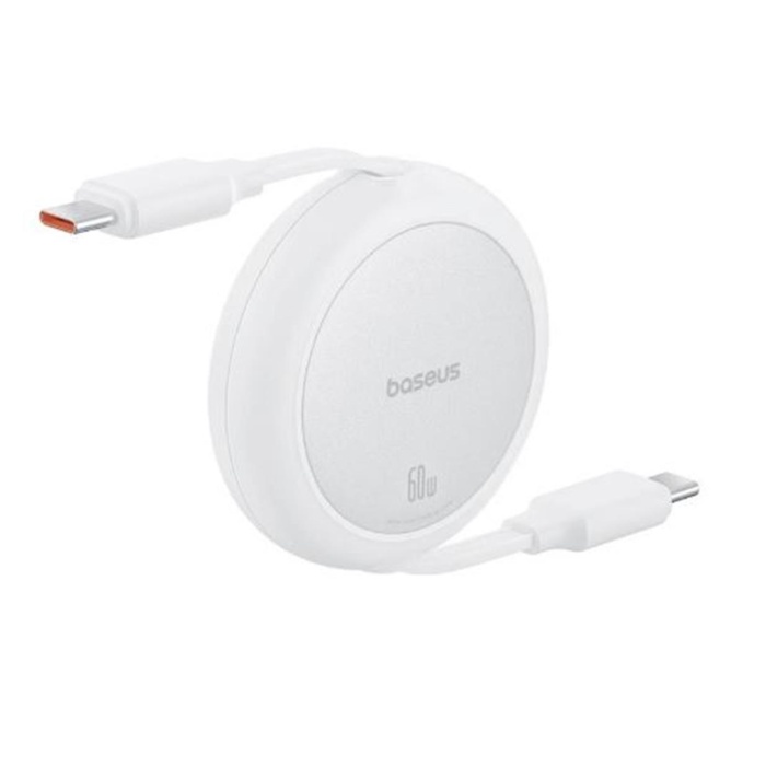 Baseus P10364500211-01 60W 1m Free2 Draw C-C Beyaz Kablo