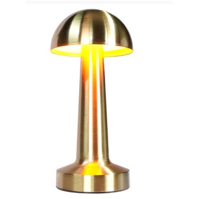 S-link SL-M9065 Lyra 1800mAh Batarya 60 Lümen Gold 3 Renk Işıklı Dokunmatik Dekoratif Masa Lambası