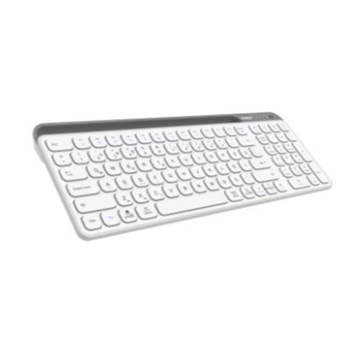 Everest KB-BT90 Beyaz-Gri Bluetooth+ 2.4Ghz  Q Mac-Win-Android-Ios Uyumlu Kablosuz klavye