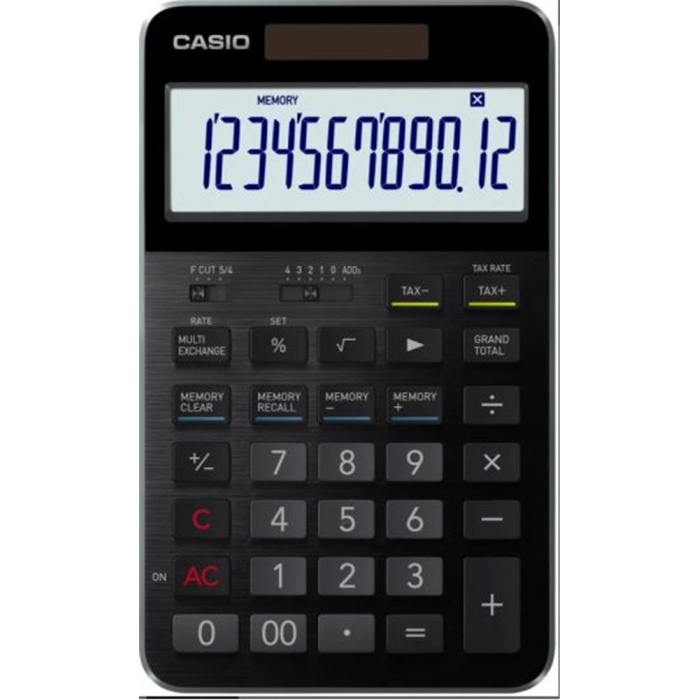 Casio S100X-BK-DJ Profesyonel 12 Hane Masa Üstü Hesap Makinesi