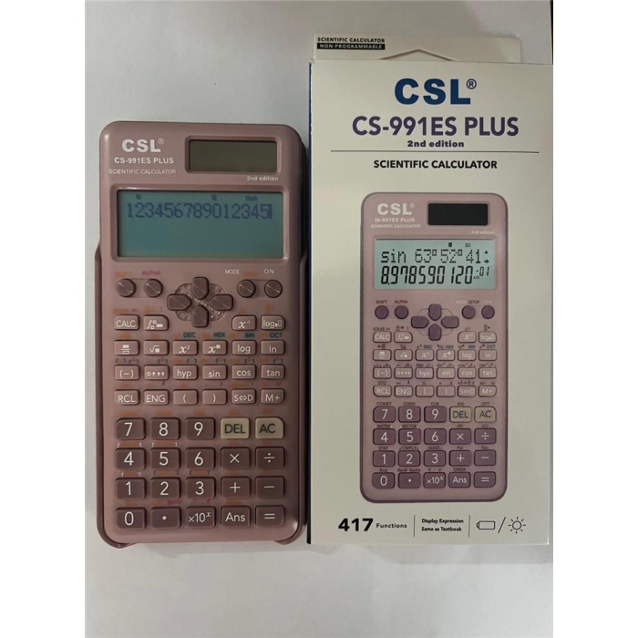 CSL CS-991ES PLUS-PINK Pembe Fonksiyonel Hesap Makinesi