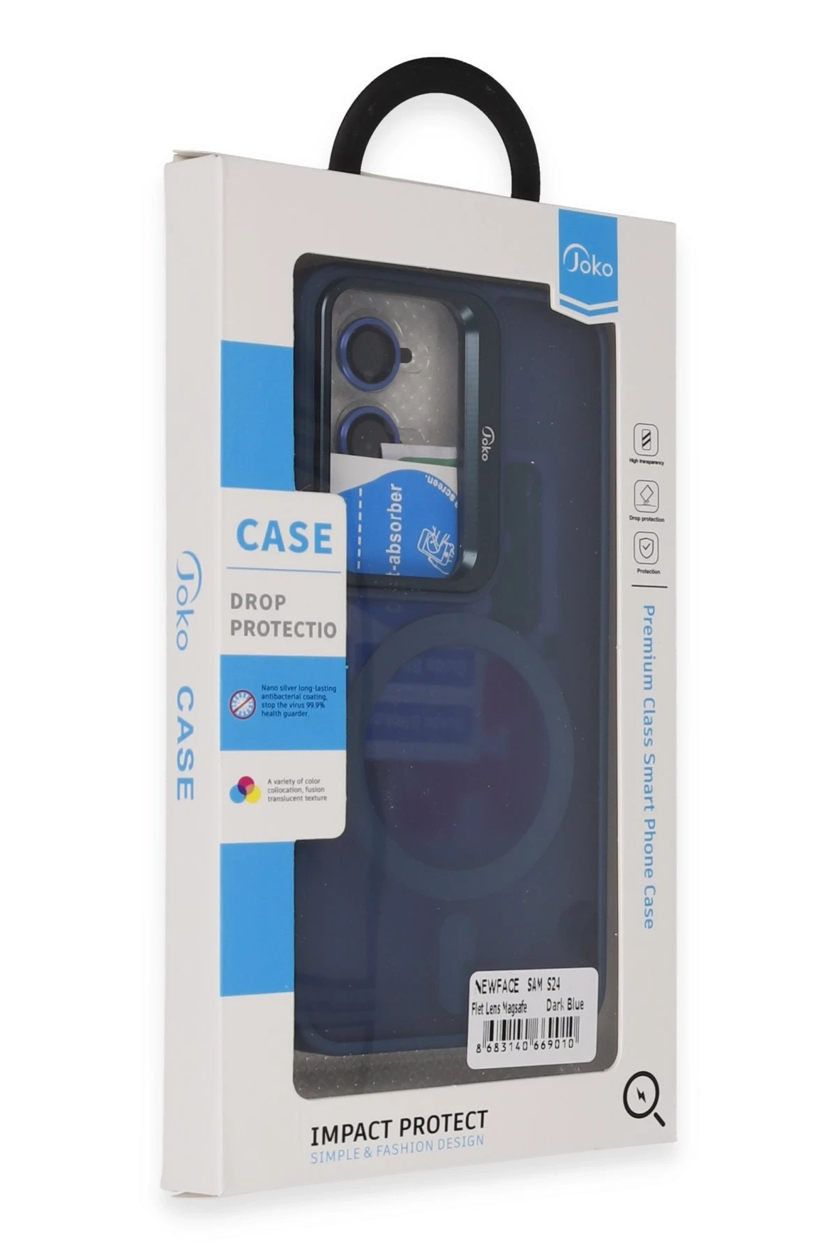 Joko Samsung Galaxy S24 Flet Lens Magsafe Kapak - Lacivert