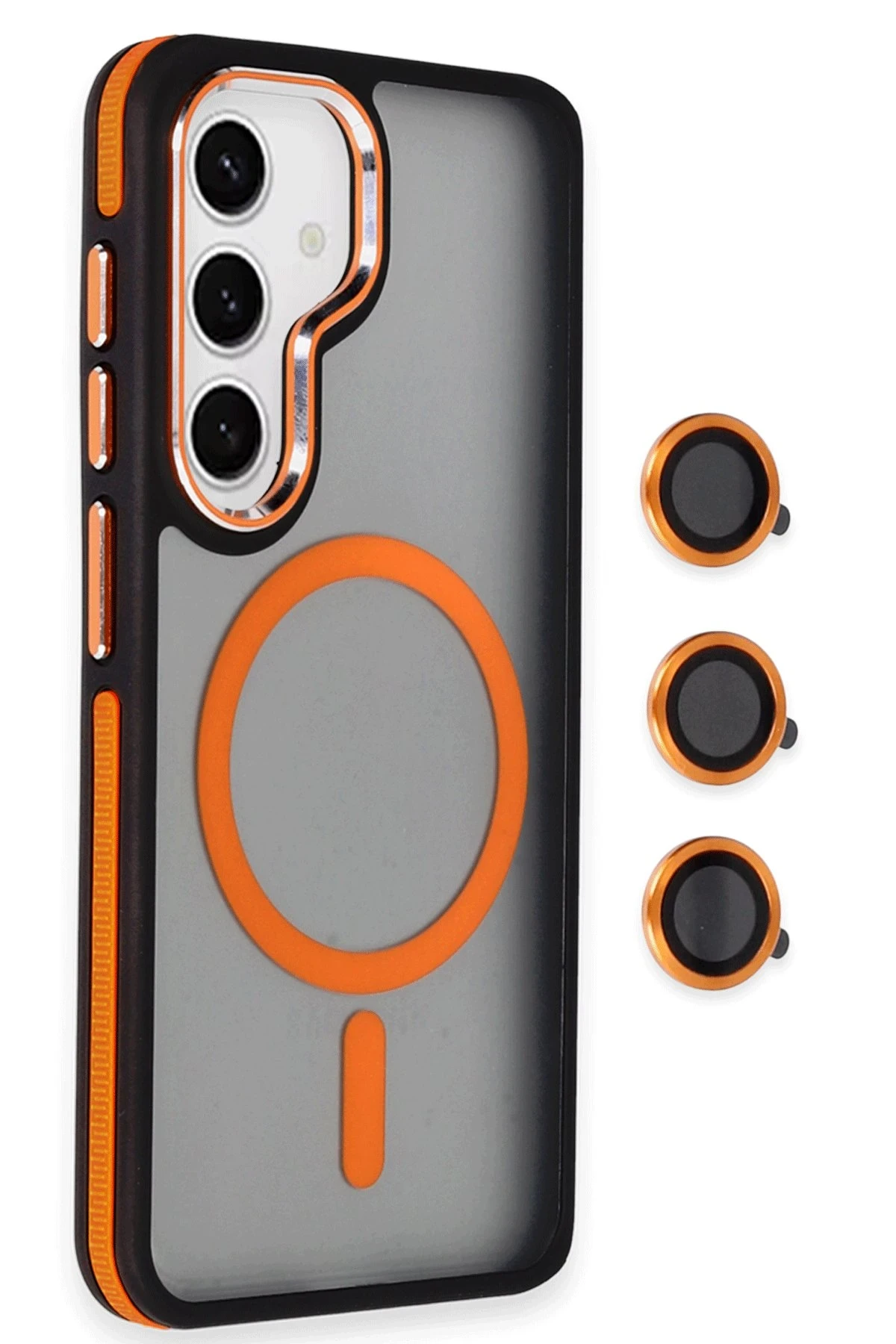 Joko Samsung Galaxy S24 Winner Magsafe Kapak - Turuncu