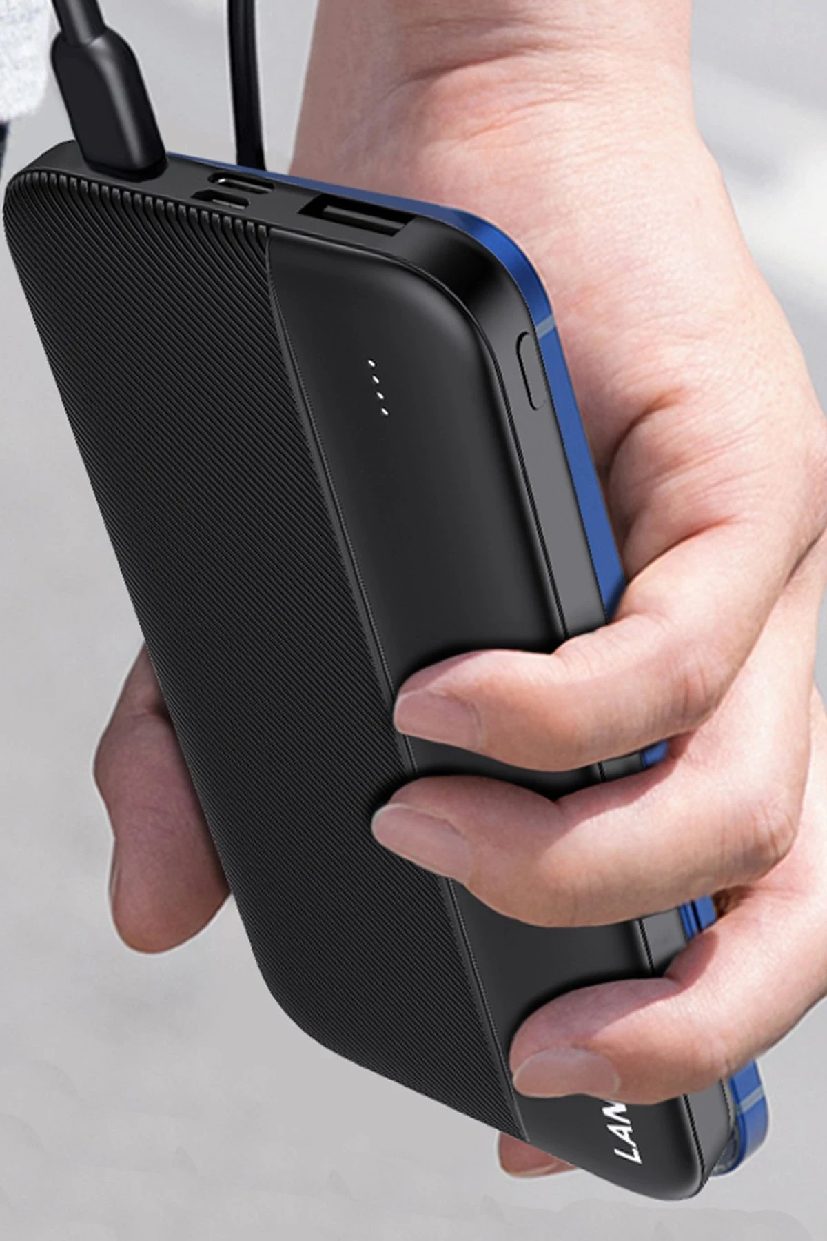 Lanex LP01 10.000 mAh 22.5W PD Hızlı Şarj Powerbank - Siyah