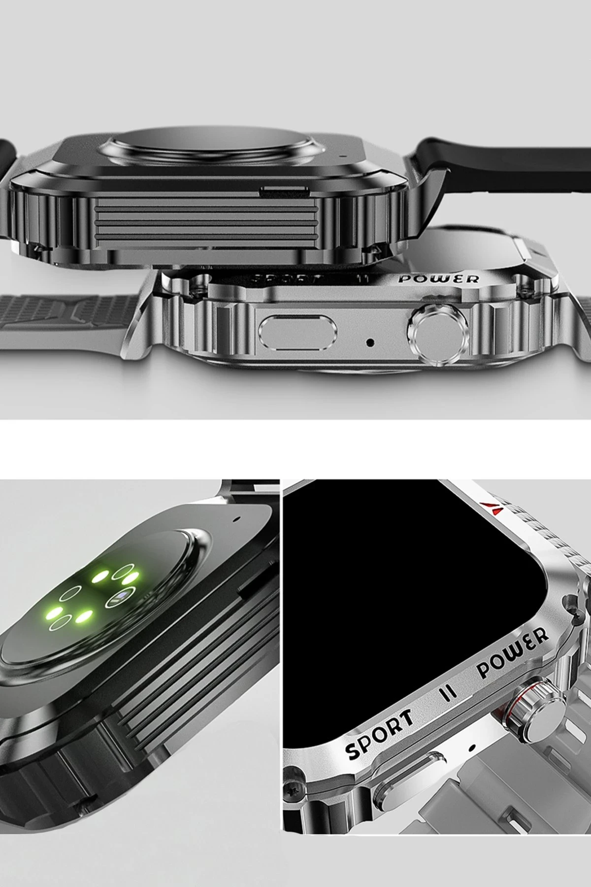 Joko OD3 2.1 inç IPS Ekran IP68 Su Geçirmez Konuşma ve NFC Özellikli Akıllı Saat - Gümüş