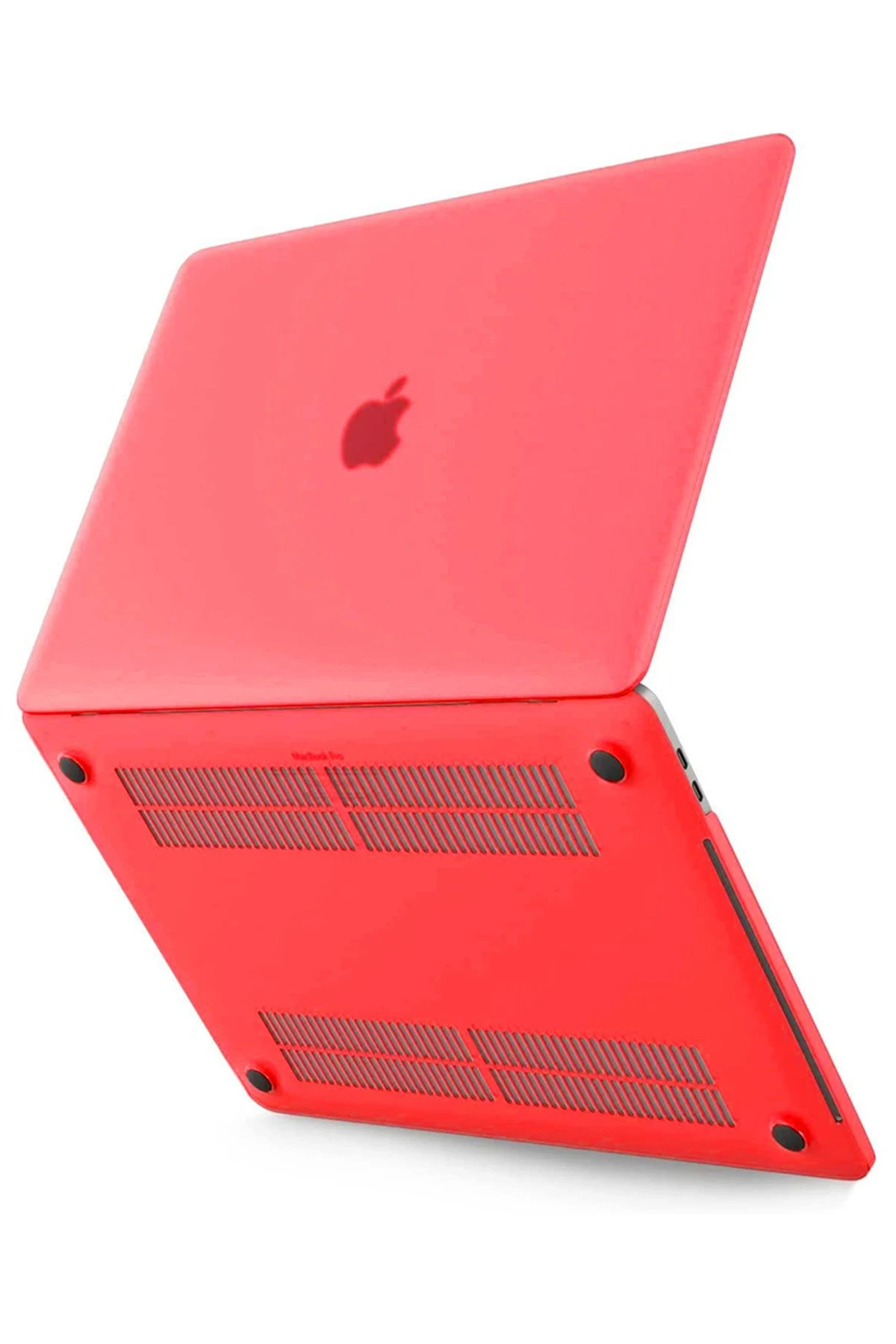 Newface Macbook Pro 13 2020 Macbook Buzlu Kapak - Kırmızı
