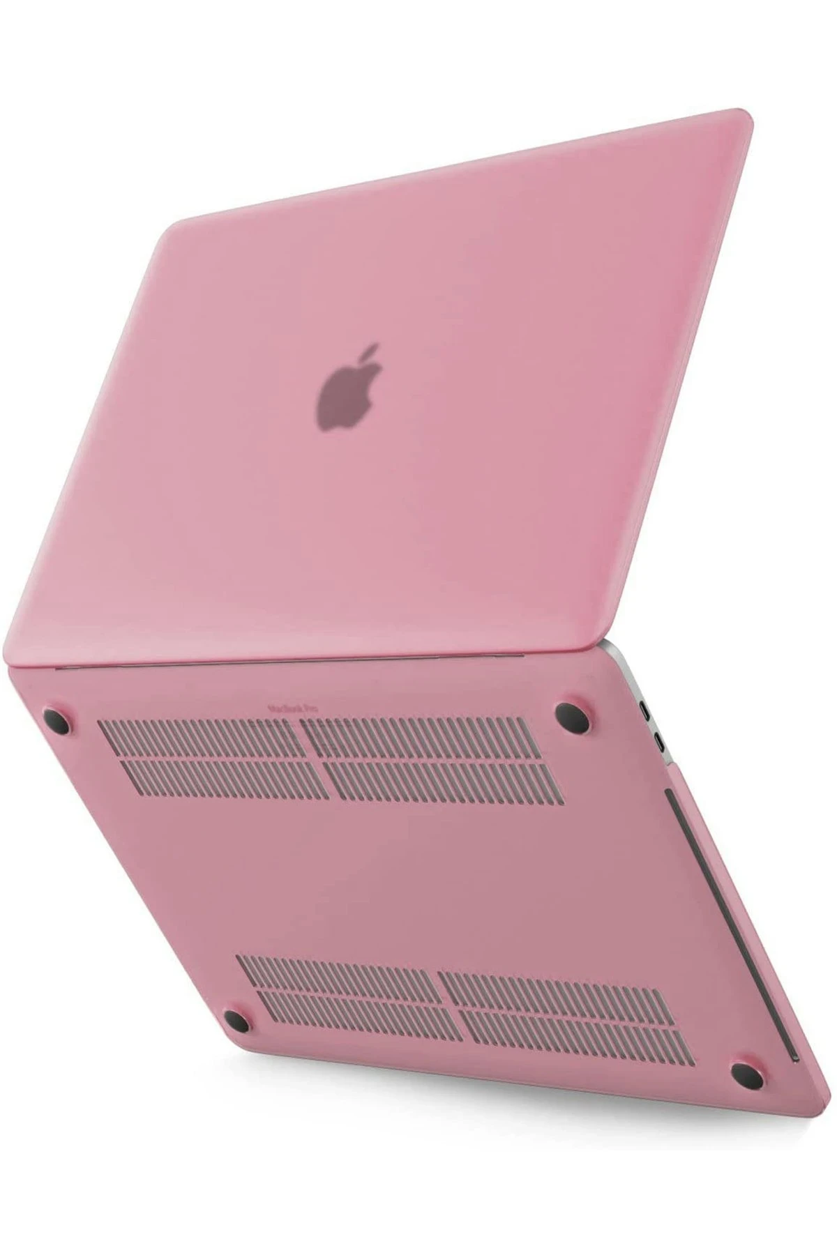 Newface Macbook Pro 13 2021 Macbook Buzlu Kapak - Pembe