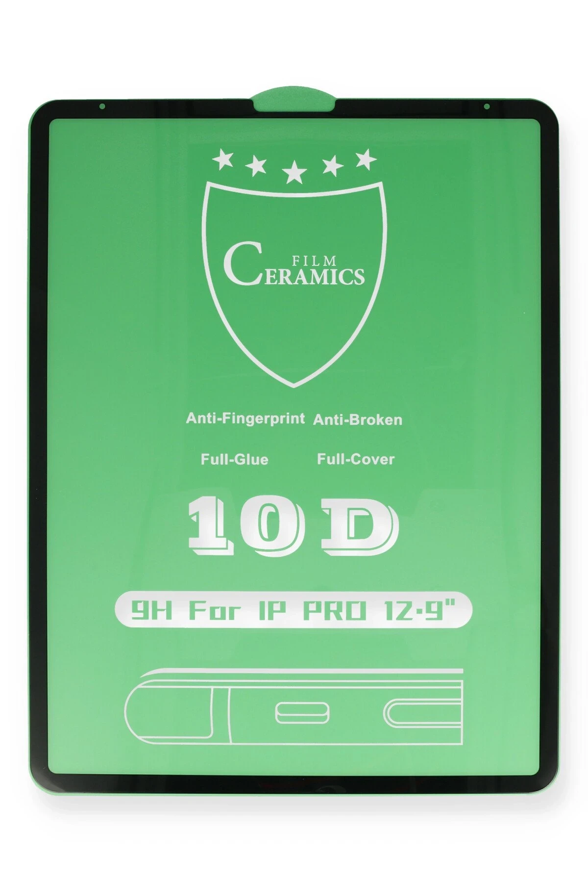 Newface iPad 4 9.7 Tablet 10D Seramik Nano