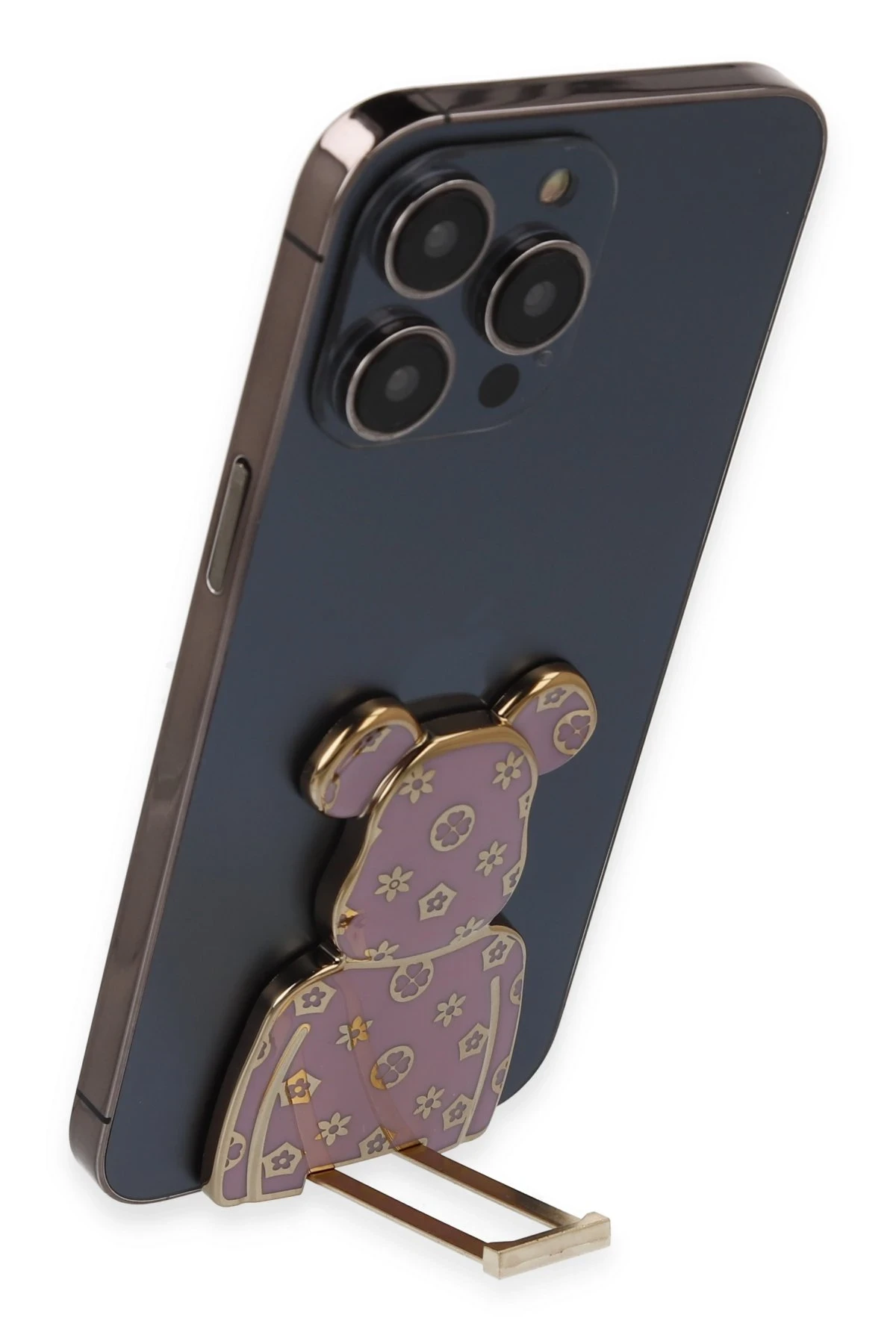 Newface Astro Stand Ayıcık Desenli - Mor