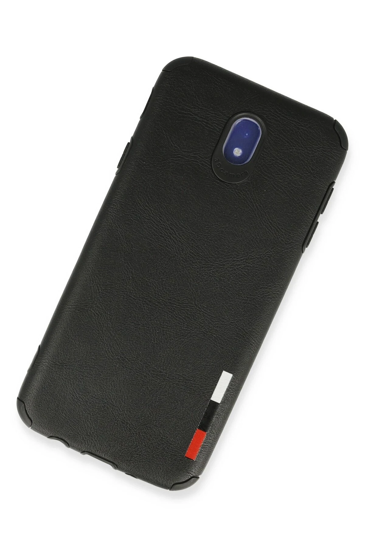 Newface Samsung Galaxy J7 Pro / J730 Kılıf Loop Deri Silikon - Siyah