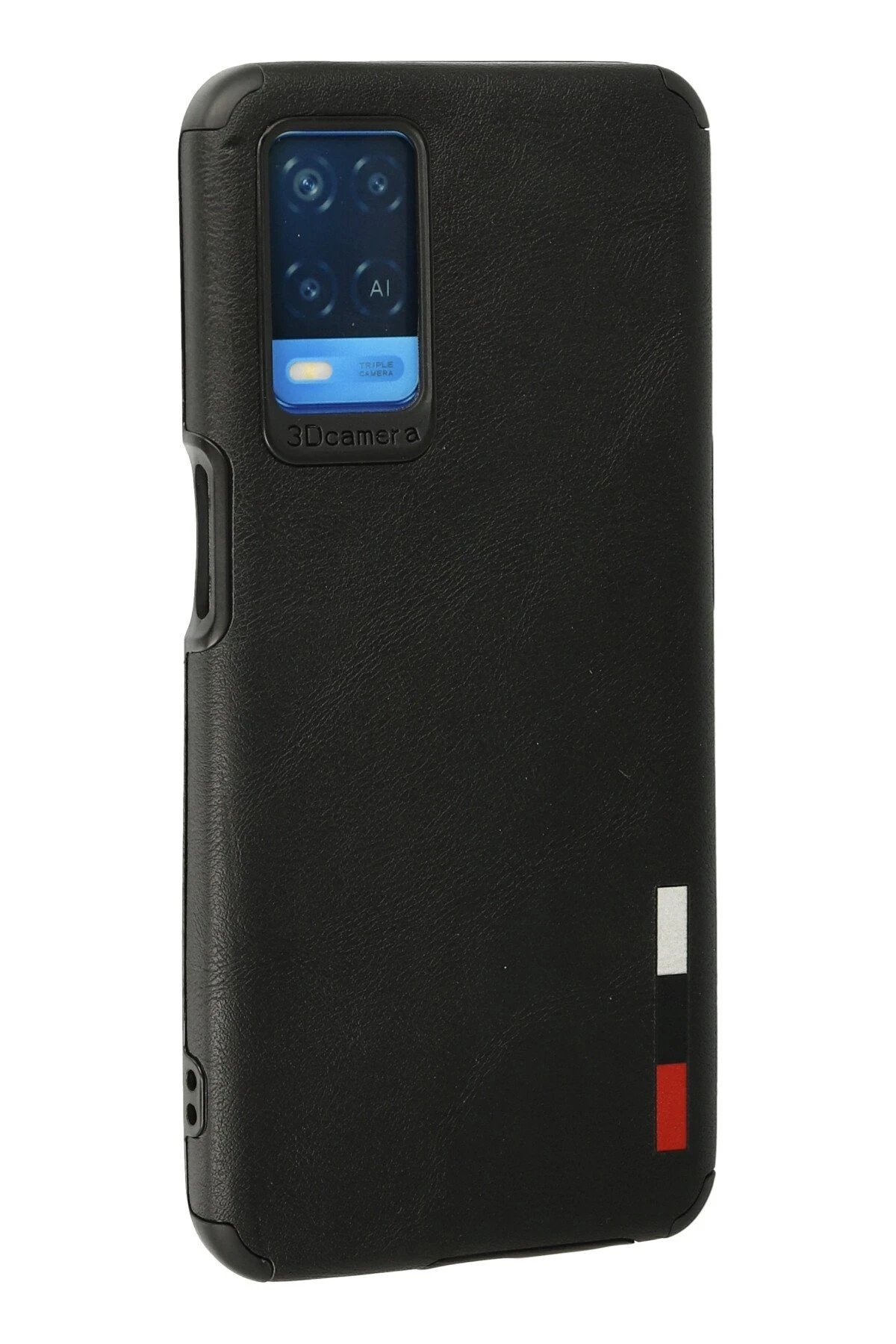 Newface Oppo A54 4G Kılıf Loop Deri Silikon - Siyah