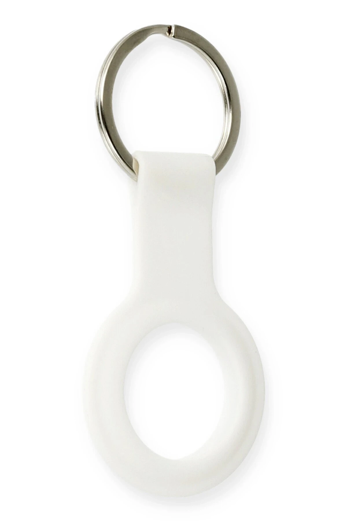 Newface Airtag Silikon Kılıf - Beyaz